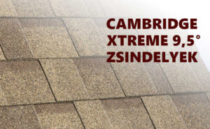 Cambridge Xtreme 9,5° laminált zsindelyek